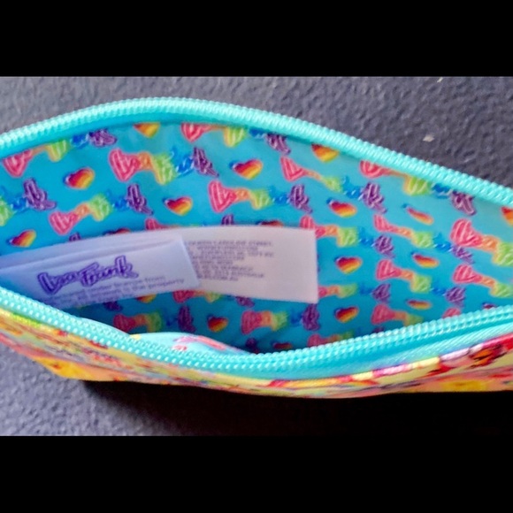 NWT Loungefly Lisa Frank® Characters AOP Zipper Pouch - Picture 6 of 8